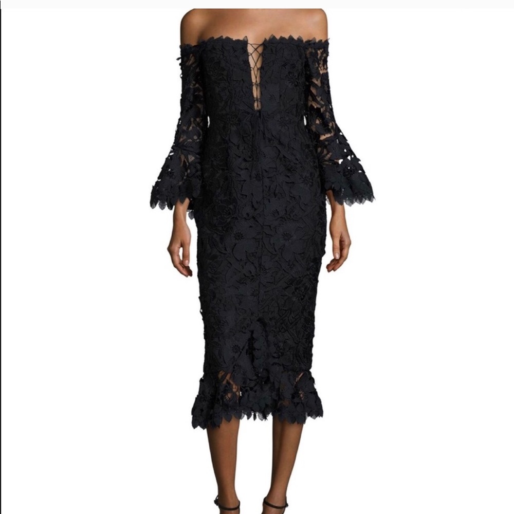Nicholas The Label botanical lace dress size 2 - Picture 3 of 4